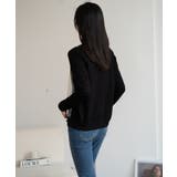 バイカラーレースカーディガン カーディガン バイカラー | maison de LATIR | 詳細画像38 