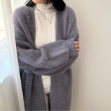 シャギーニットあったかふわふわロングカーディガン カーディガン ロングカーディガン | maison de LATIR | 詳細画像11