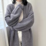 シャギーニットあったかふわふわロングカーディガン カーディガン ロングカーディガン | maison de LATIR | 詳細画像5