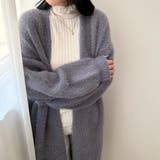 シャギーニットあったかふわふわロングカーディガン カーディガン ロングカーディガン | maison de LATIR | 詳細画像7