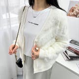 ゆったりシルエットのVネックカーディガン カーディガン 厚めカーディガン | maison de LATIR | 詳細画像5