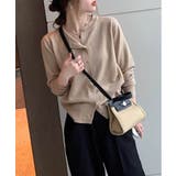 冬に使えるシンプルながらもトレンド感もあるクルーネックカーディガン トップス 羽… | maison de LATIR | 詳細画像11 