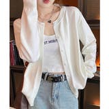 冬に使えるシンプルながらもトレンド感もあるクルーネックカーディガン トップス 羽… | maison de LATIR | 詳細画像18 