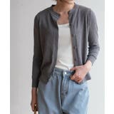 冬に使えるシンプルながらもトレンド感もあるクルーネックカーディガン トップス 羽… | maison de LATIR | 詳細画像30 