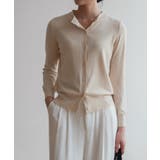 冬に使えるシンプルながらもトレンド感もあるクルーネックカーディガン トップス 羽… | maison de LATIR | 詳細画像36 