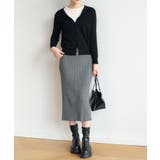 冬に使えるシンプルながらもトレンド感もあるクルーネックカーディガン トップス 羽… | maison de LATIR | 詳細画像40 