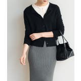 冬に使えるシンプルながらもトレンド感もあるクルーネックカーディガン トップス 羽… | maison de LATIR | 詳細画像45 