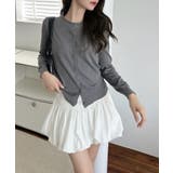 冬に使えるシンプルながらもトレンド感もあるクルーネックカーディガン トップス 羽… | maison de LATIR | 詳細画像55 