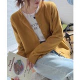 冬に使えるシンプルながらもトレンド感もあるクルーネックカーディガン トップス 羽… | maison de LATIR | 詳細画像6 