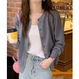 冬に使えるシンプルながらもトレンド感もあるクルーネックカーディガン トップス 羽… | maison de LATIR | 詳細画像60 