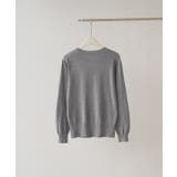 冬に使えるシンプルながらもトレンド感もあるクルーネックカーディガン トップス 羽… | maison de LATIR | 詳細画像74 