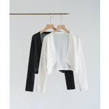 ヘルシーな肌見せで、夏映え。華奢見え叶うショート丈夏服UVカットカーデ | maison de LATIR | 詳細画像5