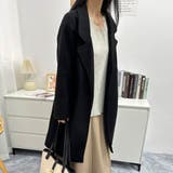 羽織るだけできちんと感間違いなしのロング丈チェスターコート レトロ 高見え | maison de LATIR | 詳細画像10