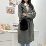 羽織るだけできちんと感間違いなしのロング丈チェスターコート レトロ 高見え | maison de LATIR | 詳細画像12