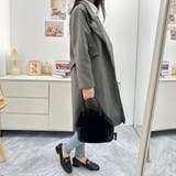 羽織るだけできちんと感間違いなしのロング丈チェスターコート レトロ 高見え | maison de LATIR | 詳細画像13