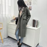羽織るだけできちんと感間違いなしのロング丈チェスターコート レトロ 高見え | maison de LATIR | 詳細画像16