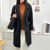 羽織るだけできちんと感間違いなしのロング丈チェスターコート レトロ 高見え | maison de LATIR | 詳細画像2