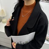 羽織るだけできちんと感間違いなしのロング丈チェスターコート レトロ 高見え | maison de LATIR | 詳細画像4