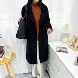 羽織るだけできちんと感間違いなしのロング丈チェスターコート レトロ 高見え | maison de LATIR | 詳細画像9