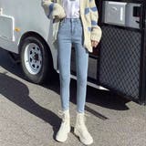 ウエストinがお洒落なハイウエストタイトジーンズ デニム スキニーパンツ | maison de LATIR | 詳細画像13 