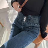 ウエストinがお洒落なハイウエストタイトジーンズ デニム スキニーパンツ | maison de LATIR | 詳細画像7 