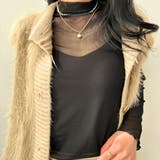 ふわっと柔らかフェイクファーベスト ファーベスト ベスト | maison de LATIR | 詳細画像9 