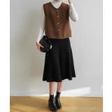 柔らかな生地でフレンチカジュアルを楽しめるノーカラーベスト トップス アウター | maison de LATIR | 詳細画像17