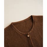 柔らかな生地でフレンチカジュアルを楽しめるノーカラーベスト トップス アウター | maison de LATIR | 詳細画像40