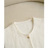 柔らかな生地でフレンチカジュアルを楽しめるノーカラーベスト トップス アウター | maison de LATIR | 詳細画像49