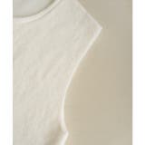 柔らかな生地でフレンチカジュアルを楽しめるノーカラーベスト トップス アウター | maison de LATIR | 詳細画像51
