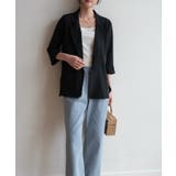 冬の冷房UV対策に◎シャツ感覚で羽織れる冬服にぴったりの薄手テーラードジャケット… | maison de LATIR | 詳細画像34 