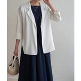 冬の冷房UV対策に◎シャツ感覚で羽織れる冬服にぴったりの薄手テーラードジャケット… | maison de LATIR | 詳細画像43 