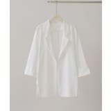 冬の冷房UV対策に◎シャツ感覚で羽織れる冬服にぴったりの薄手テーラードジャケット… | maison de LATIR | 詳細画像75 