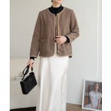 どんなスタイリングにもマッチするベーシックジャケット トップス 長袖 | maison de LATIR | 詳細画像42 