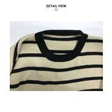 大人カジュアルなサイドスリットボーダーニット Aライン 体型カバー | maison de LATIR | 詳細画像19 