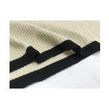 大人カジュアルなサイドスリットボーダーニット Aライン 体型カバー | maison de LATIR | 詳細画像21 