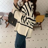 大人カジュアルなサイドスリットボーダーニット Aライン 体型カバー | maison de LATIR | 詳細画像9 