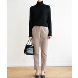 優しい質感タートルネックで暖か美シルエットリブニット シンプル韓国ファッション | maison de LATIR | 詳細画像11