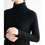 優しい質感タートルネックで暖か美シルエットリブニット シンプル韓国ファッション | maison de LATIR | 詳細画像12