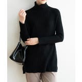 優しい質感タートルネックで暖か美シルエットリブニット シンプル韓国ファッション | maison de LATIR | 詳細画像13