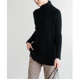 優しい質感タートルネックで暖か美シルエットリブニット シンプル韓国ファッション | maison de LATIR | 詳細画像15