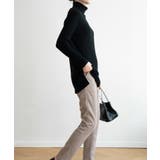 優しい質感タートルネックで暖か美シルエットリブニット シンプル韓国ファッション | maison de LATIR | 詳細画像17