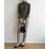 優しい質感タートルネックで暖か美シルエットリブニット シンプル韓国ファッション | maison de LATIR | 詳細画像28