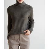 優しい質感タートルネックで暖か美シルエットリブニット シンプル韓国ファッション | maison de LATIR | 詳細画像29