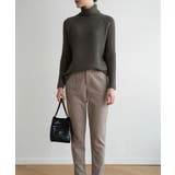 優しい質感タートルネックで暖か美シルエットリブニット シンプル韓国ファッション | maison de LATIR | 詳細画像32