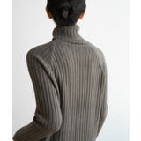 優しい質感タートルネックで暖か美シルエットリブニット シンプル韓国ファッション | maison de LATIR | 詳細画像33
