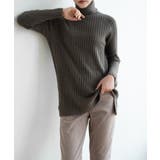 優しい質感タートルネックで暖か美シルエットリブニット シンプル韓国ファッション | maison de LATIR | 詳細画像38