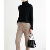 優しい質感タートルネックで暖か美シルエットリブニット シンプル韓国ファッション | maison de LATIR | 詳細画像4