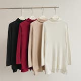 優しい質感タートルネックで暖か美シルエットリブニット シンプル韓国ファッション | maison de LATIR | 詳細画像63