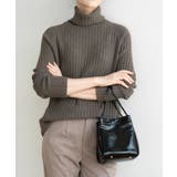 優しい質感タートルネックで暖か美シルエットリブニット シンプル韓国ファッション | maison de LATIR | 詳細画像97